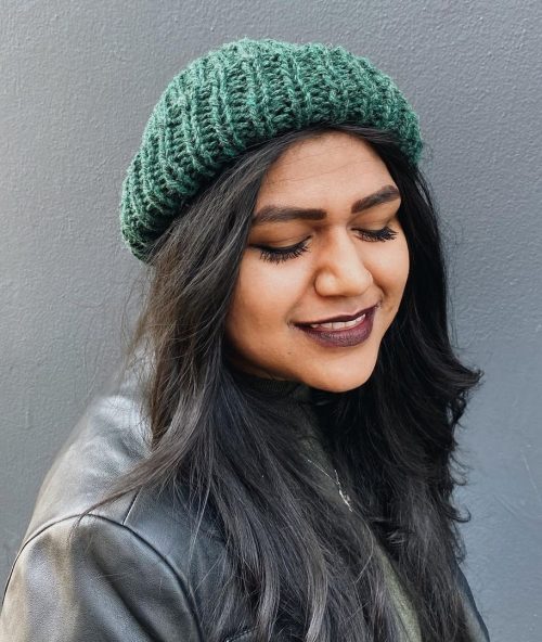 Long Hair with Fisherman Beanie